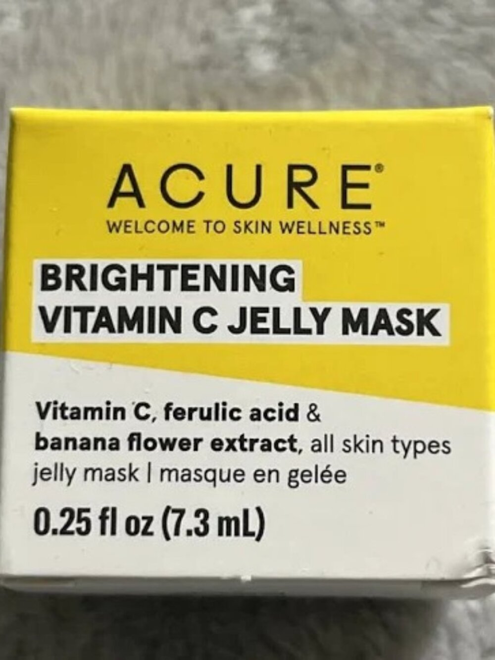 NEW Acure Brightening Vitamin c Jelly Mask
